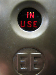 Old EE ELEVATOR PANEL IN USE & BUTTON Builidng Architectural Hardware