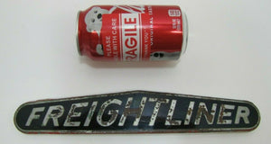 FREIGHTLINER Old Diesel Truck Tractor Nameplate Emblem Sign Plated Brass Bronze