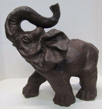 Load image into Gallery viewer, Elephant 31 lb Vintage Cast Iron Doorstop Garden Yard Art State Large Heavy
