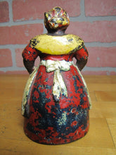 Load image into Gallery viewer, Antique Cook wearing Apron Cast Iron Doorstop Figural Woman Door Stopper Art
