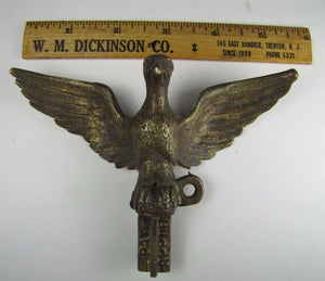 ANTIQUE BRONZE EAGLE Finial Topper Architectural Hardware Element MC PAT APPLD