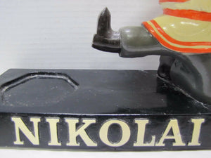 NIKOLAI VODKA Old Chalkware Store Display Liquor Bar Pub Tavern Ad FOUR ROSES