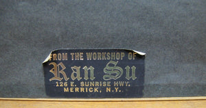 WORKSHOP of RAN SU Merrick New York Mid Century Musical Note Mixed Media Artwork