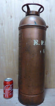 Load image into Gallery viewer, Orig Old FASTFOME Large Copper Fire Extinguisher Pyrene Manufacturing Co USA
