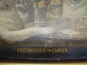 1910 PENNA BOTTLING & SUPPLY Tray SWALLOW BEVERAGES DOVE GINGER ALE PHILA CAMDEN