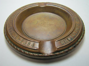 CHOICE MEATS AND PROVISIONS MARCEL WATTECAMPS Antique Ad Cigar Ashtray Tray