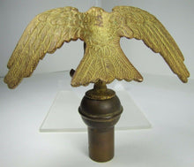 Load image into Gallery viewer, EAGLE Antique Bronze Finial Gold Gilt Decorative Architectural Hardware Element
