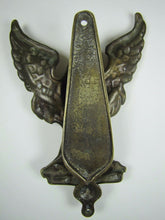 Load image into Gallery viewer, Spread Winged Eagle Old Brass Figural Door Knocker Hardware Element

