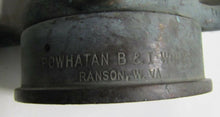 Load image into Gallery viewer, Old Brass FIRE NOZZLE Standpipe POWHATAN B&amp;I Works RANSON W Va 6-61 30&quot; 1961
