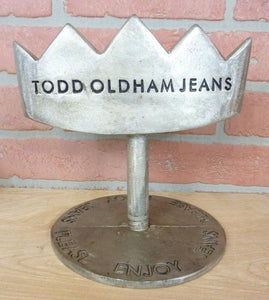 TODD OLDHAM JEANS Original Store Display Advertising Sign PLEASE ENJOY JEANS