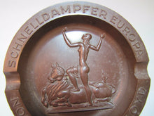 Load image into Gallery viewer, Orig 1930s Schnelldampfer Europa Norddeutscher LLoyd Ship Co Adv Tenacit Tray
