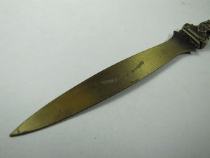 Old WHITE MOUNTAINS NEW HAMPSHIRE Souvenir Letter Opener Desk Art Tool