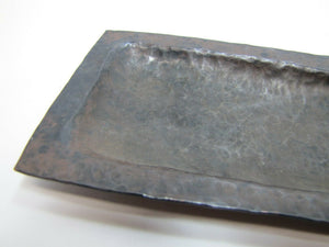 Arts & Crafts Hammered Copper Decorative Arts Tray Fabulous Original Patina 1900