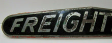 Load image into Gallery viewer, FREIGHTLINER Old Diesel Truck Tractor Nameplate Emblem Sign Plated Brass Bronze
