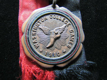 Load image into Gallery viewer, 1910 WASHINGTON COLLEGE GAMES Sports Award Medallion DIEGES CLUST PHILA
