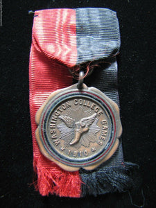 1910 WASHINGTON COLLEGE GAMES Sports Award Medallion DIEGES CLUST PHILA