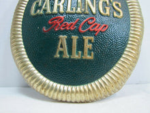 Load image into Gallery viewer, CARLING&#39;S RED CAP ALE Beer Sign 1930s BASTIAN BROS Co NY USA Bar Pub Tavern Ad
