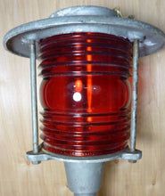 Load image into Gallery viewer, BOSTON POLICE Dept SIGNAL SERVICE Old Retired HD Light Nautical Street RR Lamp
