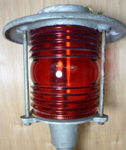 BOSTON POLICE Dept SIGNAL SERVICE Old Retired HD Light Nautical Street RR Lamp