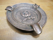 Load image into Gallery viewer, Old Shriners Cigar Ashtray thick solid brass bronze high relief raised design
