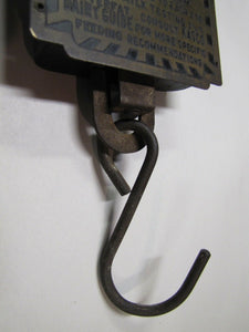 Antique KASCO FEEDS Advertising Scale weigh milk feed seed country store farm