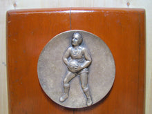 Load image into Gallery viewer, ALPHA UPSILON MU 1929 30 31 INTERFRATERNITY LEAGUE Old Basketball Award Plaque
