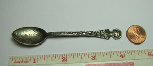 ATLANTA GA Antique Sterling Silver USA Souvenir Spoon Sunny South Georgia