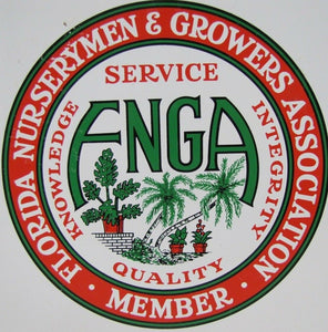 FLORIDA NURSERYMEN & GROWERS $500 Reward Sign Farm Feed Seed Advertising FNGA