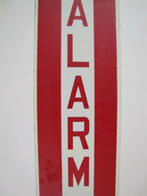 Load image into Gallery viewer, Old Fire Alarm Box Sign metal pointing arrow downward emergency rescue adv
