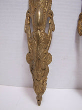 Load image into Gallery viewer, Brass Maidens Head Old Pair Decorative Arts Architectural Hardware Elements
