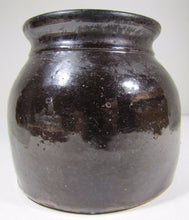 Load image into Gallery viewer, Antique BANSPACH BROS Stoneware Crock old brown decorative art Providence RI
