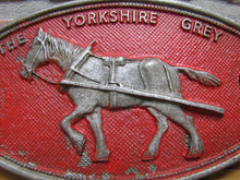 Load image into Gallery viewer, THE YORKSHIRE GREY Old Advertising Sign Plaque British UK Railroad RR
