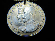 Load image into Gallery viewer, 1911 CORONATION KING GEORGE V QUEEN MARY Souvenir Medallion Fob Medal
