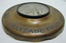 Load image into Gallery viewer, THE BRONZE POWDER WORKS Co ELIZABETH NJ Orig Old Advertising Sign Thermometer
