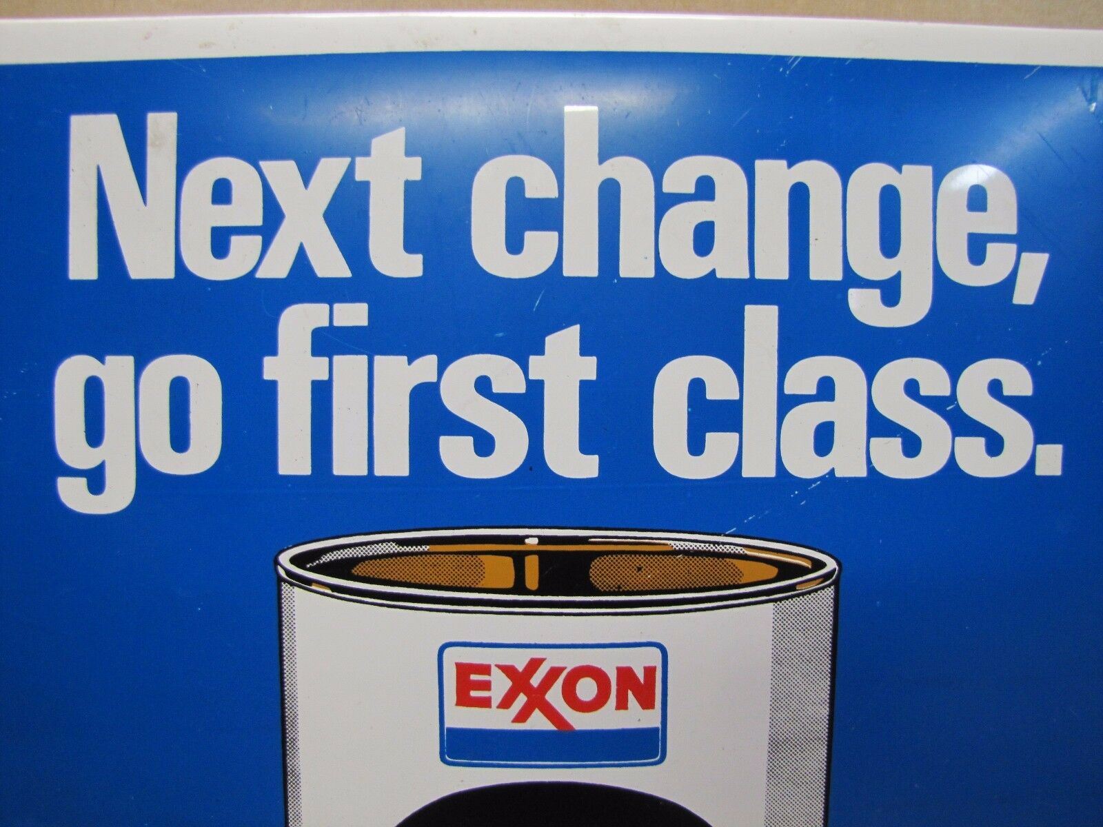 vintage exxon uniflo sign