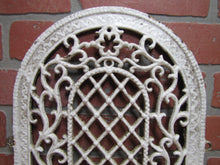 Load image into Gallery viewer, Antique Tombstone Decorative Arts Cast Iron Vent Grate Cover Architectural Hardware Element
