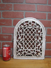 Load image into Gallery viewer, Antique Tombstone Decorative Arts Cast Iron Vent Grate Cover Architectural Hardware Element
