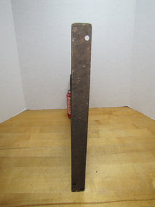Old Country Store Gas Station Repair Shop Display Steel Metal Ad Sign Hardware Bracket