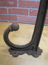 Load image into Gallery viewer, Antique Cast Iron Double Hook Hanger Bracket Farm Industrial Shop Hardware Element
