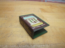 Load image into Gallery viewer, LITTLESTOWN NATIONAL BANK Antique Advertising Match Box Safe Vesta Book Holder
