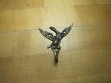 Load image into Gallery viewer, Old Eagle Hook bronze brass figural architectural hardware hanger bracket ornate
