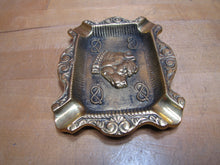 Load image into Gallery viewer, BULLDOG Old Thick Brass Dog Head Decorative Arts Cigar Ashtray Tray
