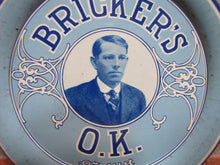 Load image into Gallery viewer, DO YOU EAT BRICKERS OK OR JUST BREAD Original Old Advertising Sign Tray

