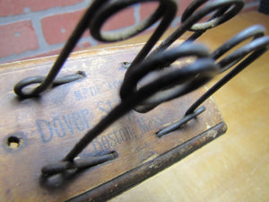 DOVER STAMPING Co BOSTON MASS Antique Advertising COMMON SENSE BROOM HOLDER p19c