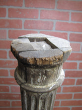 Load image into Gallery viewer, Old Wooden Column Decorative Arts Fluted Architectural Hardware Element 26&quot; Tall
