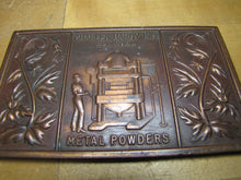 Load image into Gallery viewer, CHARLES HARDY NEW YORK METAL POWDERS Old Advertising Paperweight Sign Welding Ad
