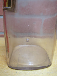 SEM CONTRA Antique Apothecary Medicine Bottle Jar ROG Reverse Under Glass Label