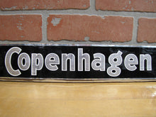Load image into Gallery viewer, COPENHAGEN Real Tobacco Taste A Small Pinch Satisfies Original Old/Vintage Reflective Sign Chew Snuff Advertising
