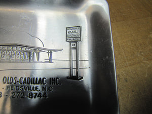 CARL JOHNSON OLDS-CADILLAC REIDSVILLE NC Old Advertising Ashtray GMC TRUCKS GM