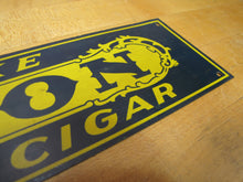 Load image into Gallery viewer, SMOKE CATON QUALITY CIGAR Original 1920s Tin Store Advertising Sign
